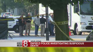 Enfield Police investigate suspicious death on Pearl Street