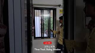 Three track Sliding window, 3 x 4 ft