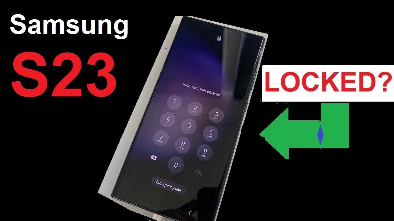 Samsung Galaxy S23 Ultra Reset Forgot Password Screen Lock, Pin ...