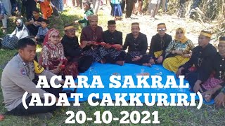 ACARA SAKRAL (MAPPALELO CAKKURIRI) DI LAKSANAKAN DENGAN CARA SEDERHANA DI BUTTU SENDANA KEC.SENDANA.