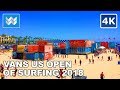 Walking tour of Vans US Open of Surfing 2018 in Huntington Beach, California 【4K】