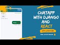 Build a Real-Time Chat App with Django, React & WebSockets | Full-Stack Tutorial