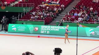 Rhythmic gymnastics European Championships 2024- Anna KHUTSISHVILI (GEO) Qualifikation Ball