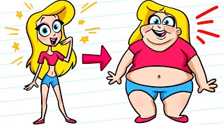 Barbara Became FAT! Animated Shorts by Avocado Couple