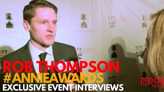 Rob Thompson #SnowyDays interviewed at the 44th Annual Annie Awards #ANNIEAwards #AwardSeason