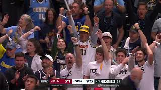 The crowd ERUPTS for Jamal Murray’s 3-pointer | NBA Finals