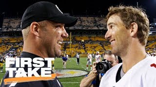 First Take reacts to Ben Roethlisberger's Eli Manning comments | First Take | ESPN