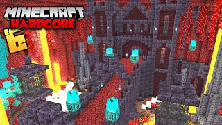I Built a MASSIVE FAKE NETHER with all Nether Biomes in Minecraft Hardcore