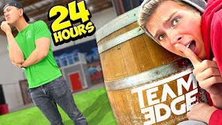 We snuck into their Warehouse and Spent the Night! *24 HOUR CHALLENGE*