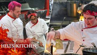 Brett Needs a Helping Hand, Cheyenne Burns Hers \u0026 Abe Forgets the Salmon | Hell's Kitchen