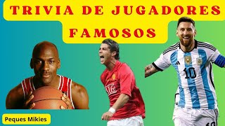 ¿Cuánto sabes de deportes? 🔥 | Trivia de jugadores famosos ⚽🏀🏎️🎾