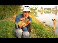 best hook fishing video girl catches giant red bellied piranha