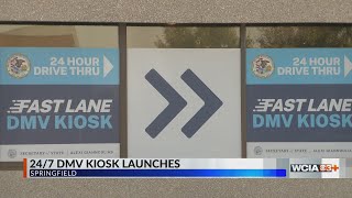 IL Secretary of State unveils new, 24/7 DMV kiosks in Springfield