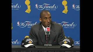 Kobe Bryant Exclaims the jobs not finished - Post-game Sound from Game 2 of the 2009 NBA Finals