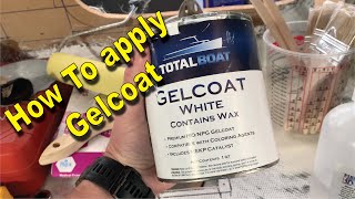 How to Apply Gelcoat -Part one-