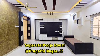 Furnished 3 Bhk Flat For Sale || ReSale || Walkable Distance From Pragathi Nagar Main Road Hyderabad