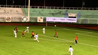 Tating Pasilan of GAU scores right-footed long-range goal in UFL