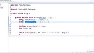 04 Java comparing Arrays