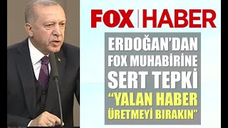 Fox Tv muhabiri, Cumhurbaşkanı Erdoğan’a “birkaç şehit” söylemini hatırlatınca bakın ne oldu?