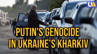 Putin's Genocide in Ukraine’s Kharkiv: People Leave Their Homes to Escape From Russian Shelling