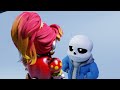 glamrock baby meets papyrus fnaf and undertale crossover