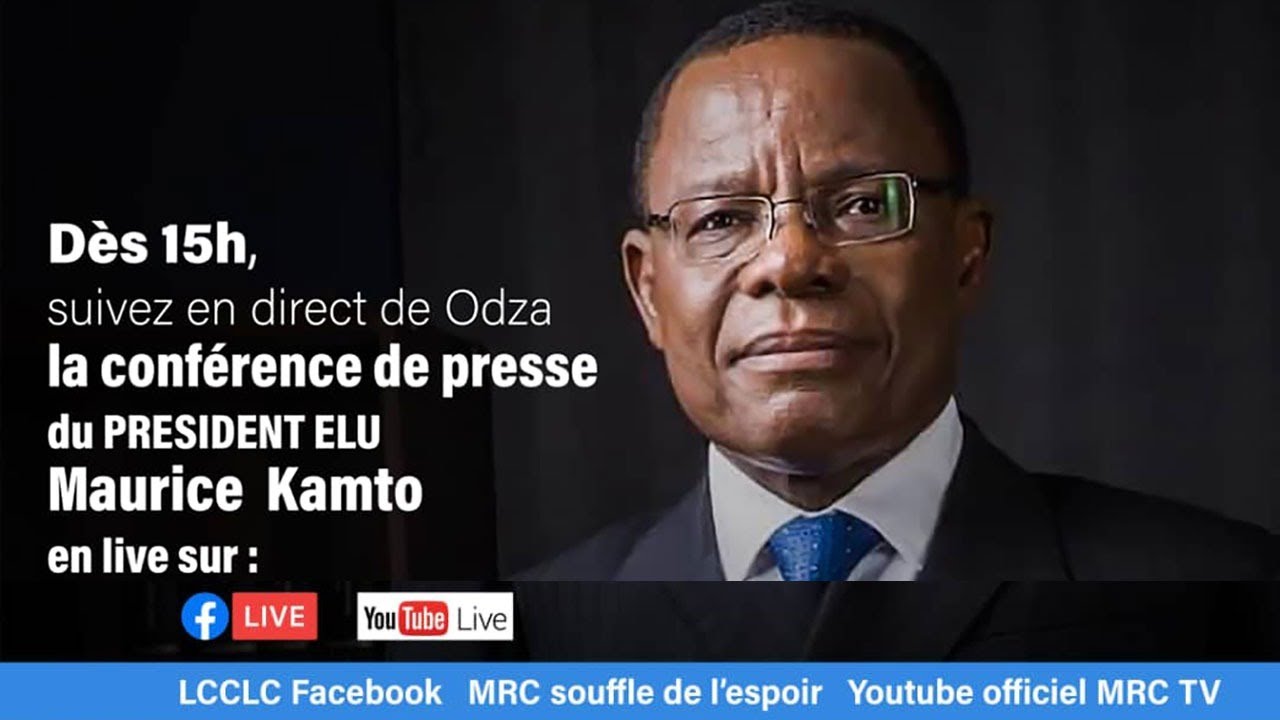 Live à 15h - Conférence De Presse Du Président élu Maurice KAMTO - YouTube