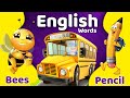 My First Words - Learn Basic English Vocabulary - Picture Words | KidStudents