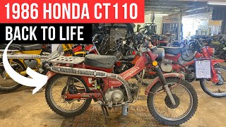 Bringing a 1986 Honda CT110 Back to Life After Years in Hiding!