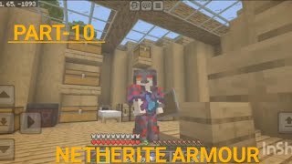 PLAYING MINECRAFT||PART-10||MAKING NETHERITE ARMOUR||MUST WATCH TILL THE END