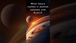 What would happen if Jupiter crashed into Earth? #space #planet #universe #astronomy #science