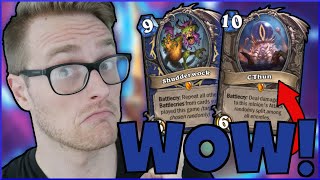 👁C'THUN👁 MADNESS? INFINITE EYEBALLS with Shudderwock Shaman | Scholomance Academy | Wild Hearthstone