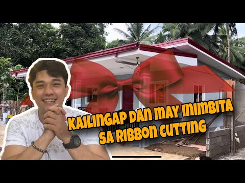 KALINGAP DAN MAY ESPESYAL NA BISITA SA RIBBON CUTTING NG KANYANG PABAHAY