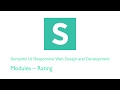 Semantic UI: Modules – Rating