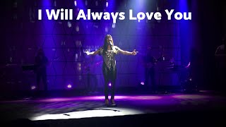 Tara Simon performing  I Will Always Love You by Whitney Houston