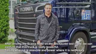 Scania R580 V8 Euro 6 Test