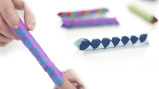 How to make a CHINESE FINGER TRAP!
