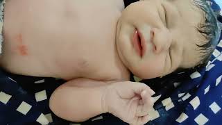 3.5 kg healthy newborn baby boy just after birth @BabyWorld22