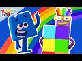 Counting Rainbows with Numberblocks! | Learn colours and counting | @LearningBlocks