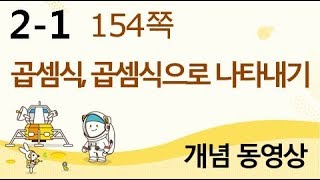 [천재교육] 우등생 해법수학 2-1 개념 강의 (154쪽) 곱셈식, 곱셈식으로 나타내기