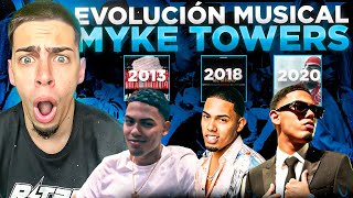 LA EVOLUCION MUSICAL DE MYKE TOWERS 2013-2020 REACCION!!!