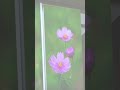 油絵タイムラプス｜コスモスを描く｜oil painting time lapse｜cosmos flowers