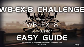 WB-EX-8 CM Challenge Mode | Quasi-AFK Easy Guide | Where Vernal Winds Will Never Blow | 【Arknights】