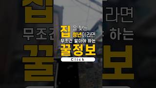 집을 찾는 청년이라면 무조건 알아야 하는 꿀정보🍯