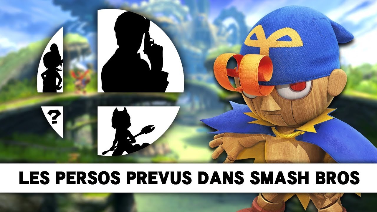 LES PERSOS PREVUS DANS LA SERIE SUPER SMASH BROS ! - YouTube