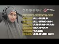 Surat ALMULK Surat ALWAQIAH Surat ARRAHMAN Surat MARYAM Surat YASIN Surat ADDUKHAN - Ahyani Zakiyani