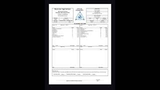Montclair High School Transcripts