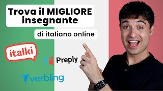 How to find the BEST Italian teacher for you online (ita audio)