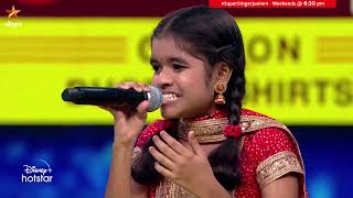 #HarshiniNethra immitates Vaikom vijayalakshmi Voice 🤩 Manniley Eeramundu Song | SSJ9 | Preview