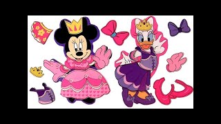 Minnie Mouse \u0026 Daisy Duck Magnetic Dress Up Fashion Makeover Playset Minnie's BowTique Bow-Toons