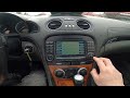 How to Enter and Manage Radio Equalizer in Mercedes SL55 R230 ( 2001 – 2008 )